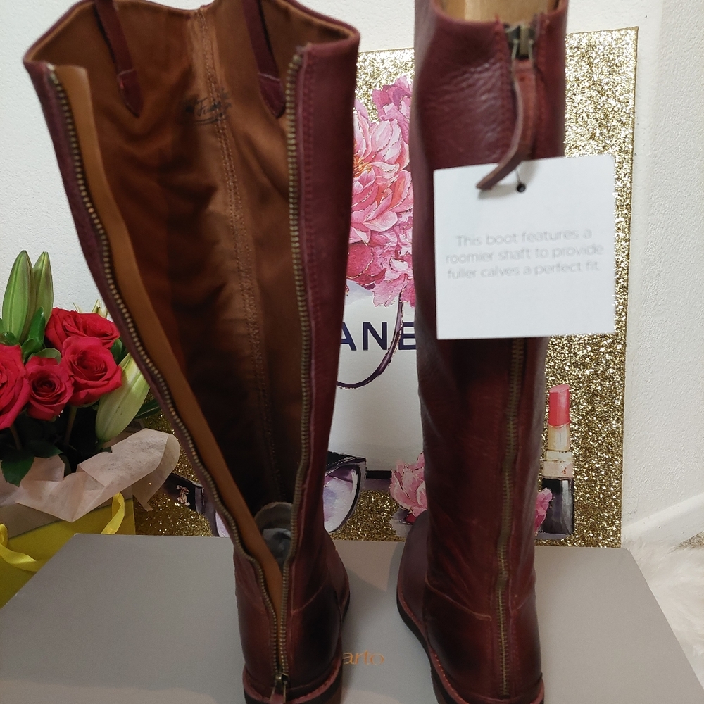 GENUINE LEATHER👢📍FRANCO SARTO L-MEYER WC,BORDO LE - Picture 2 of 9